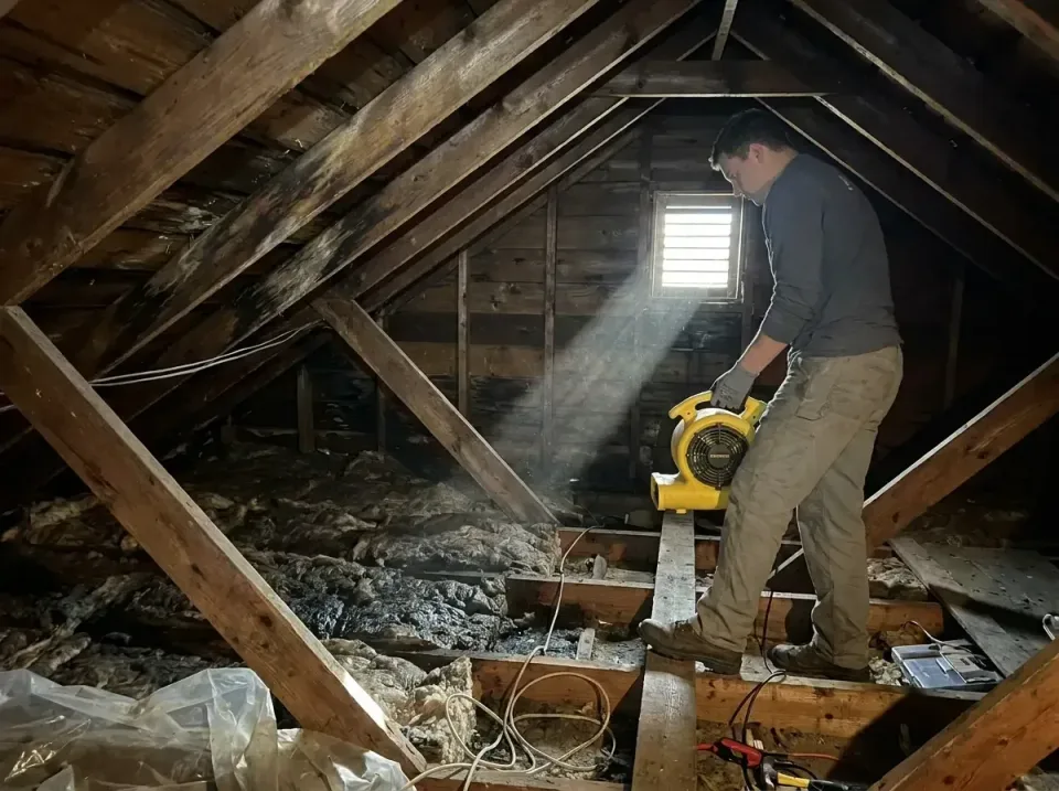 attic-water-damage-drying-proc-007 — frequently asked questions, Emergency Water Extraction & 24/7 Flood Response in Holcomb…